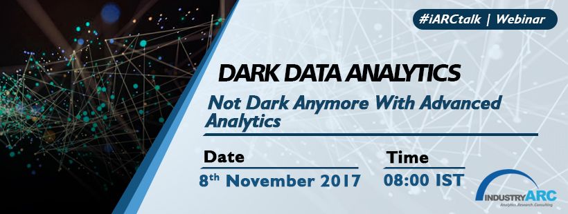IndustryARC's tweet image. Gain access to cutting-edge insights on #DarkAnalytics Market by registering here buff.ly/2xlllJJ for our webinar on Dark Analytics