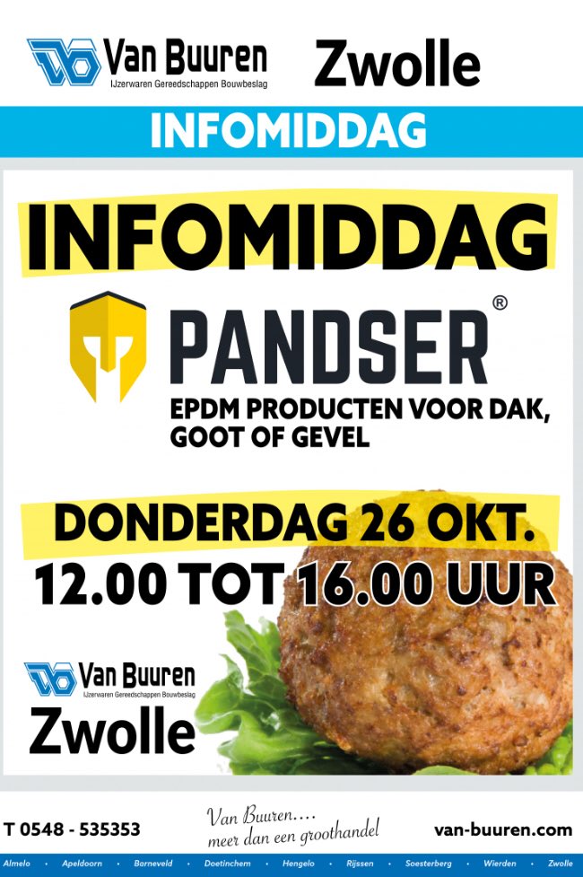 PandserEPDM1's tweet photo. Donderdag 26 Oktober demo dag bij @vanbuurengroep Zwolle. Komt u ook? https://t.co/0IosyNX0vK