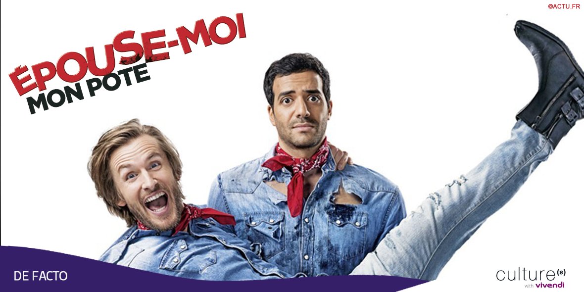 CulturesWith's tweet photo. Après le succès de "Babysitting", @TarekBoudali sort aujourd'hui "Épouse moi mon pote" avec @PhilippeLacheau : https://t.co/S1TuYnmVaz https://t.co/pehvCxXqoL