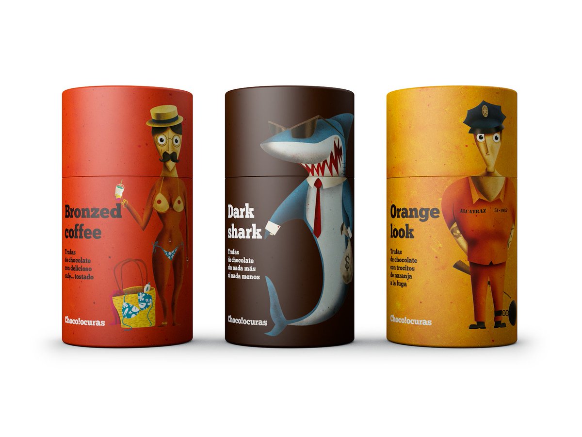 packagings's tweet photo. Chocolocuras #truffles #packaging #design by @Supperstudio - https://t.co/skCkczhNwv https://t.co/MoBx2qk6WT