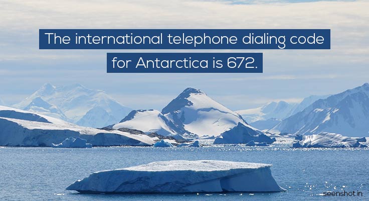 SeenshotDotIn's tweet photo. Do You Know?
#antartica #telephonecode #funfacts https://t.co/z234KXrVI2