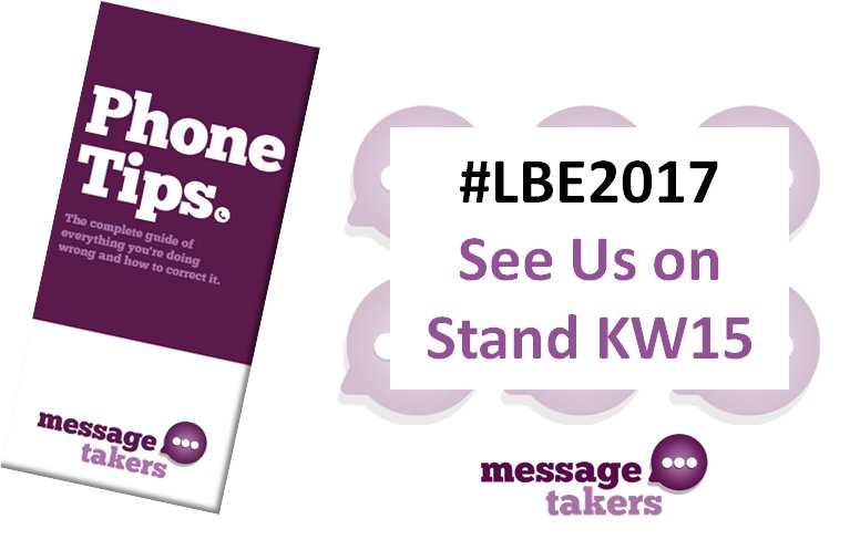 messagetakers's tweet photo. Looking forward to seeing you tomorrow #LBE2017 #Leicester - Pick up a copy of our NEW Phone Tips booklet - You'll find us on Stand KW15 https://t.co/DJoxcHr89r