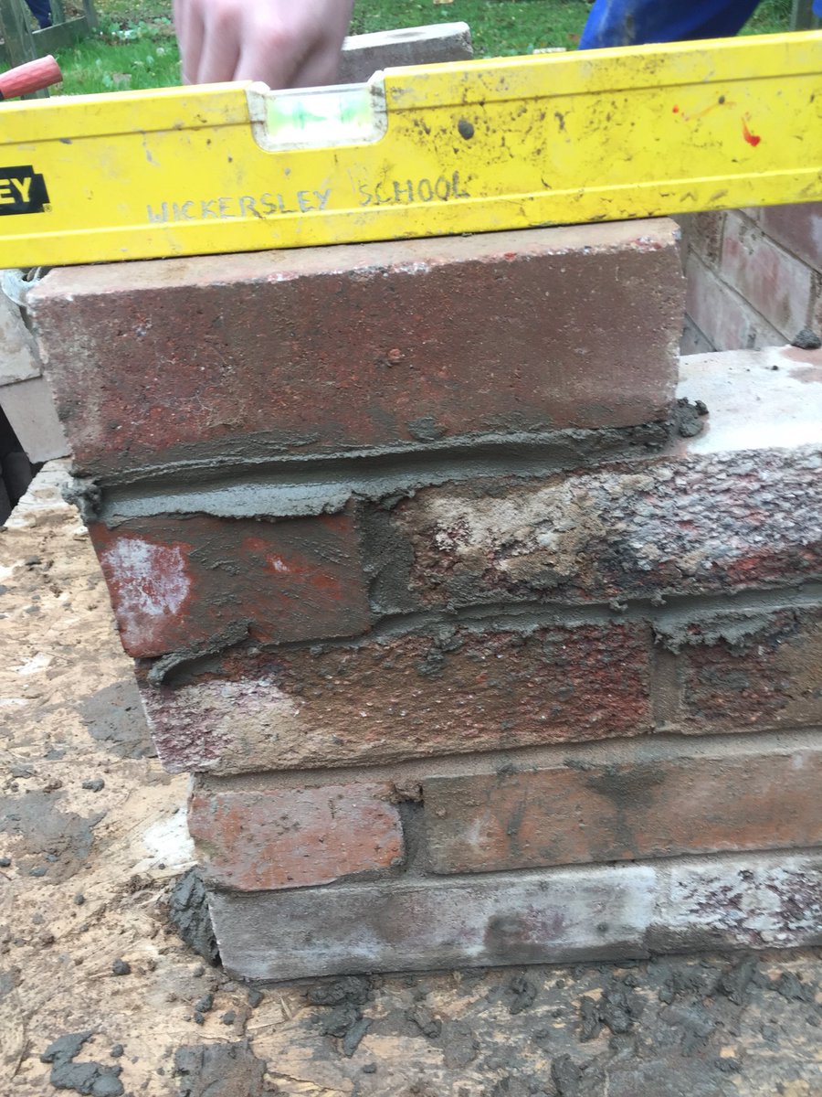 WickersleyDt's tweet photo. WJEC Construction #autumnbricklaying https://t.co/bKzXrReOVo