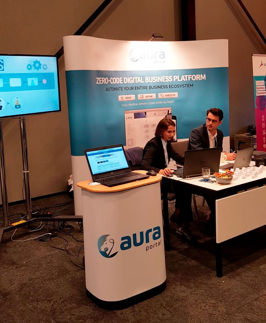 AuraQuantic's tweet photo. Last day of #PexEurope #PexAmsterdam. Pop over to AuraPortal booth 15 to chat to our innovation experts #DigitalTransformation https://t.co/ohUR4l38cy