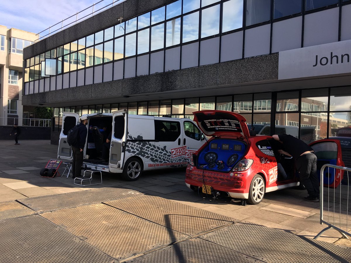 Come and join us on the quad where Lincoln Road safety have a crash car simulator and a road safety awareness test #drugandalcoholaware