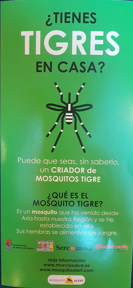 Presentación de la campaña contra el mosquito tigre en Molina de Segura. <a href="/AytMolinaSegura/">Ayuntamiento de Molina Segura</a> @Estherxmolina <a href="/EstherClavero/">Esther Clavero Mira</a> <a href="/Sercomosa/">Sercomosa</a>