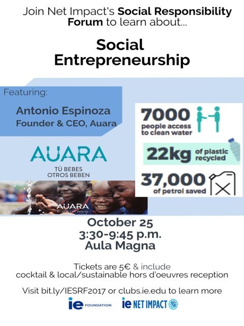 IECampusLife's tweet photo. Today’s the day! This afternoon we'll be hosting leaders in #ResponsibleBusiness as a part of #IENetImpact #IESRF.
https://t.co/MiFYim0x5F https://t.co/uf5bUjw6D4