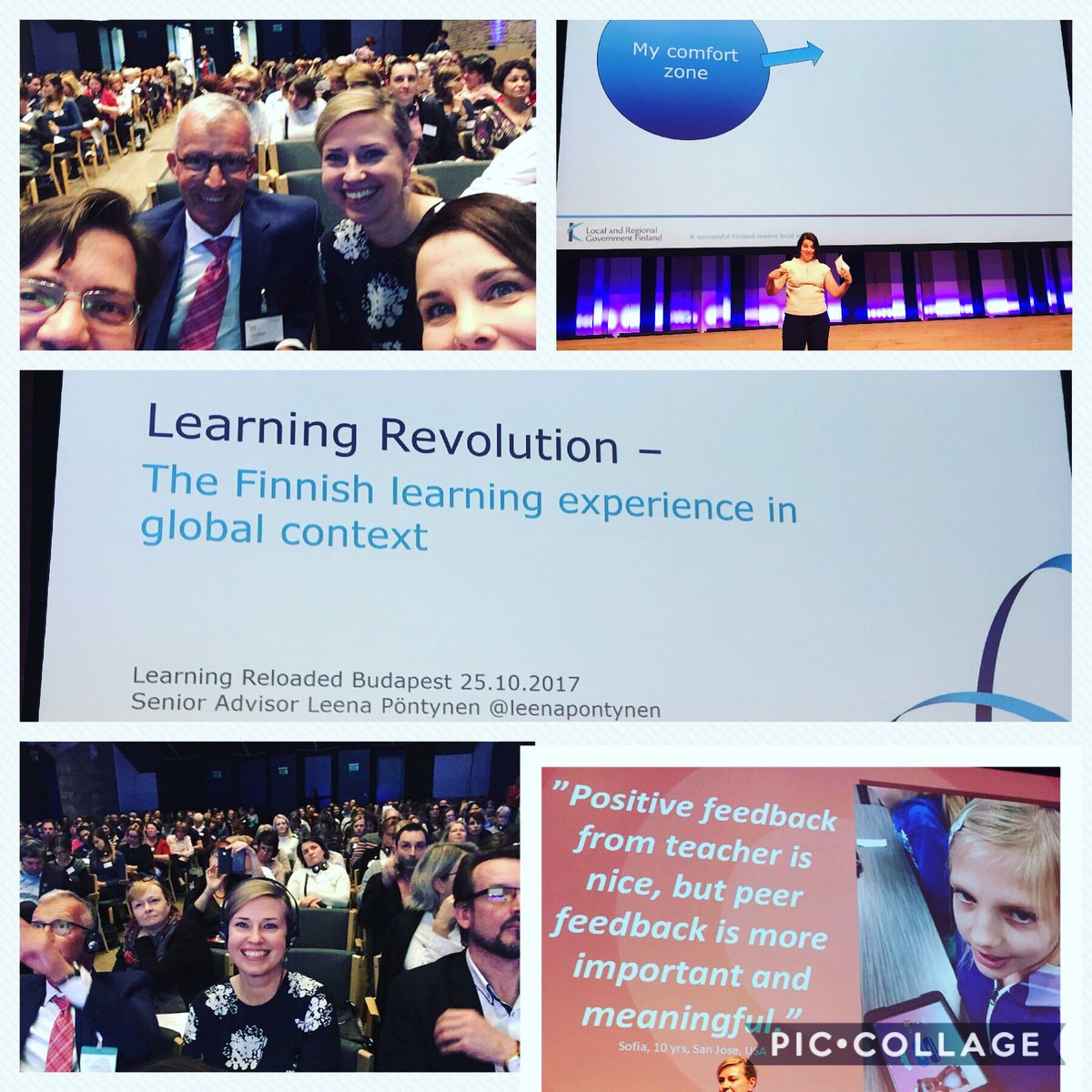 leenapontynen's tweet image. Innostunut fiilis! #Keynote #LearningReloaded #konferenssi #Budapest kiinnosti! Innostuneita ilmeitä yleisössä! #Finnagora