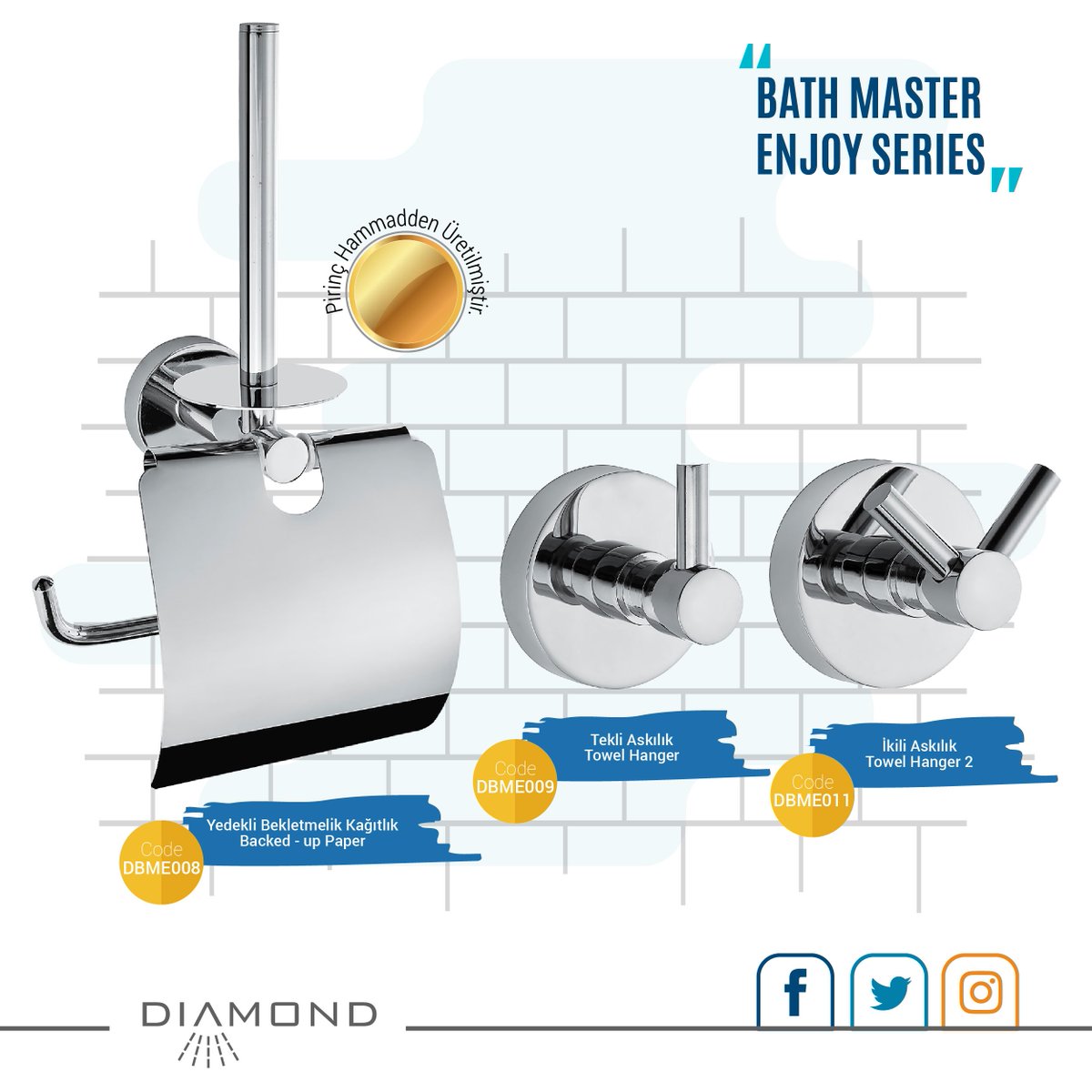 DiamondShowersS's tweet photo. #shower set #banyo aksesuarı #bathroom accessories #duş seti #su #otel https://t.co/tVkF7mUOTE