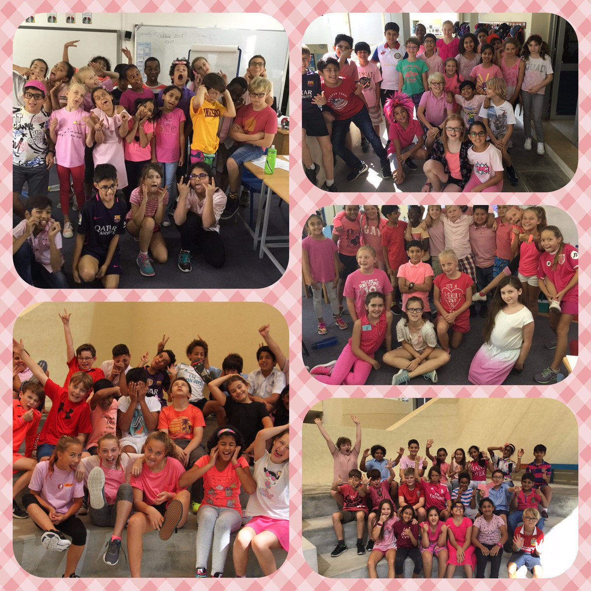 BSMuscatY6's tweet photo. @BSMuscatY6 dared to wear pink in aid of Oman Cancer Association #OCA #awalkforlife #charity #daretowearpink #BSMfundraising https://t.co/3DsSOvONQC
