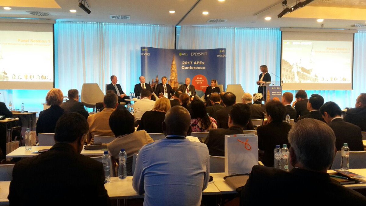 EPEXSPOT_SE's tweet photo. Today and tomorrow, we are hosting the #APEx2017 Conference: Welcome in #Brussels @RadissonBrussel https://t.co/O8AiIcm9cy