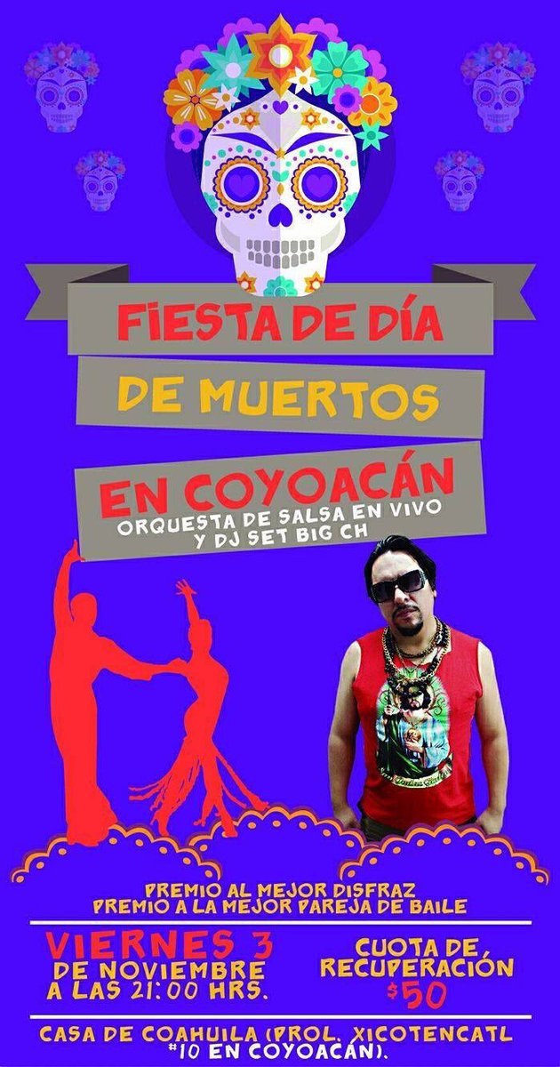 laproblemchild's tweet photo. Big CH— DJset en “Fiesta de #díademuertos en #Coyoacán” en #CasaCoahuila https://t.co/JRcGpqXZhx