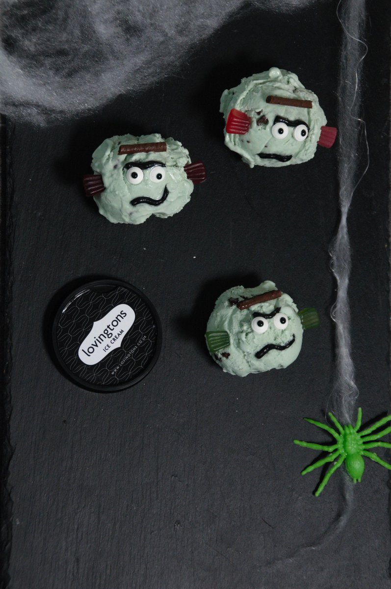 Lovingtons_ice's tweet photo. Less than a week until Halloween 👻 These spooky treats will do the trick! 🎃🕷️#Halloween #Icecream 
Recipes; https://t.co/gTlsNk1wyE https://t.co/yuz05eadtU