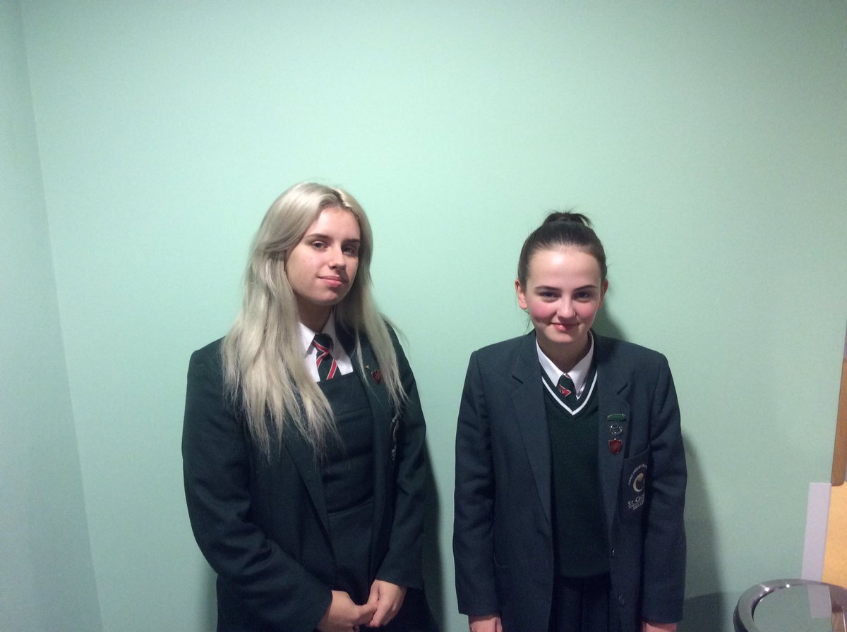 HouseHope16's tweet photo. Congratulations to Abbie Hillen &amp; Rianne Doherty who have been chosen as @StCeciliasDerry house captains for @HouseHope16 #stcecilias #red https://t.co/4k98GBjyAX