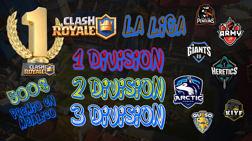 Liga_Duende's tweet photo. 📢 Preparamos La liga Clash royale.

Una liga llena de grandes equipos ,  premios y combates donde solo puede quedar uno.

@ClashRoyaleES https://t.co/P9fI4taPLR
