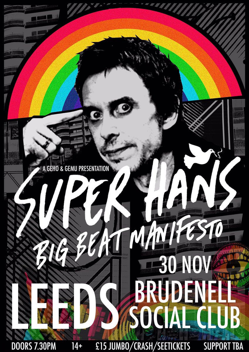 Not many tix left for #Superhans <a href="/RealMattKing/">MATT KING</a> in #Leeds 
15 seetickets.com/event/super-ha…
25 jumborecords.co.uk/tickets.asp?ev…
25 crashrecords.co.uk/product/super-…