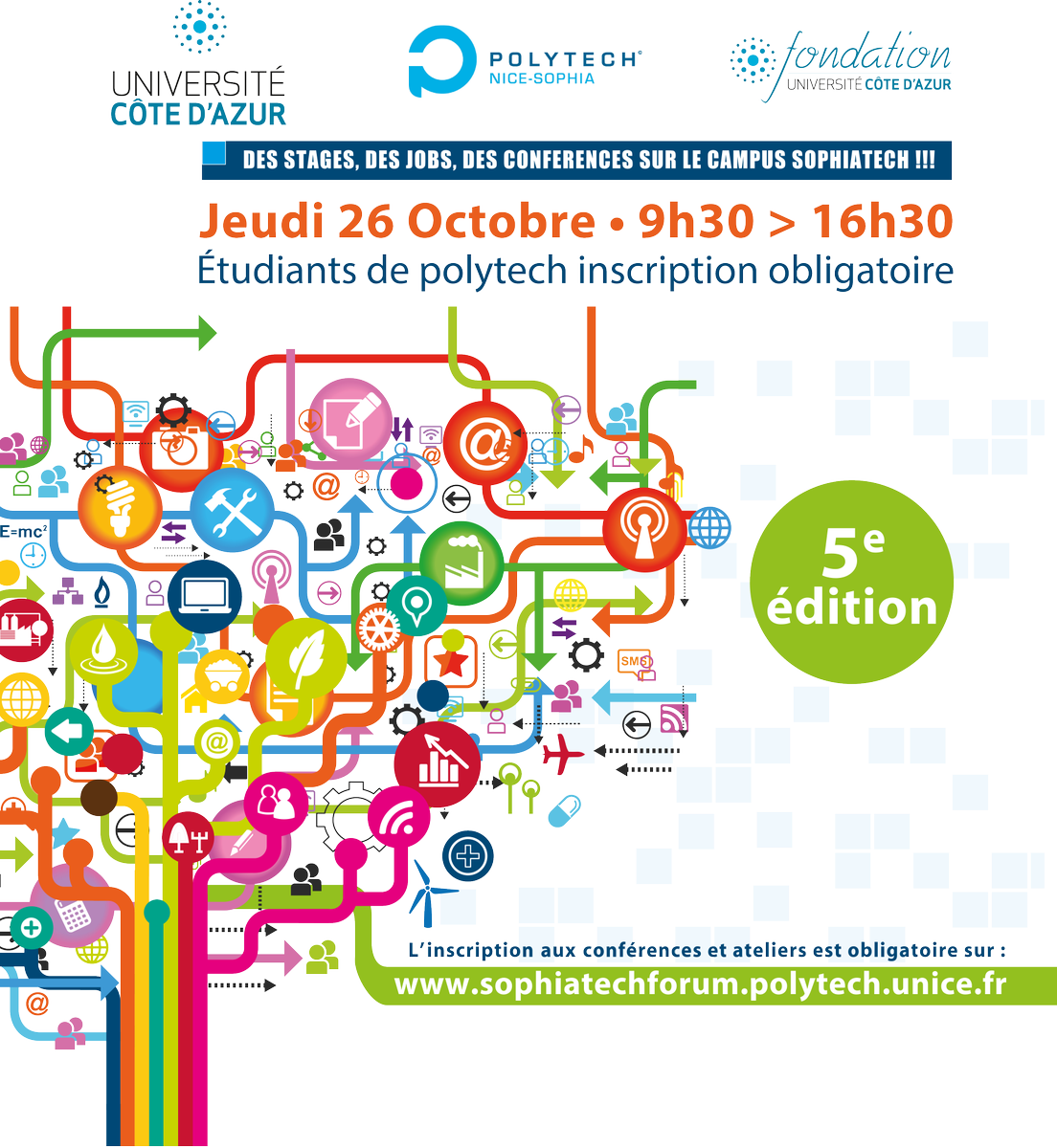 JobOpportunIT_'s tweet image. Retrouvez-nous demain au #SophiaTechForum de @polytechnice : de nombreuses offres vous attendent ! #noSSII #salon #stage #alternance #job