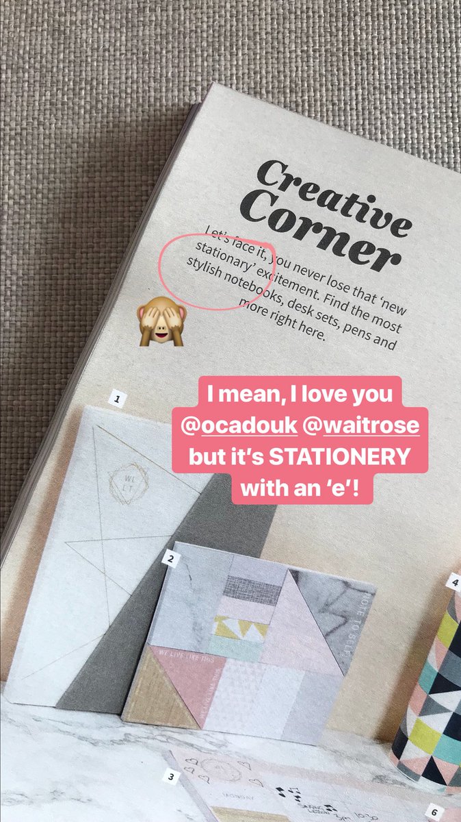 My pet spelling hate <a href="/Ocado/">Ocado</a> <a href="/waitrose/">Waitrose & Partners</a> I expected better from you! 🙈😂