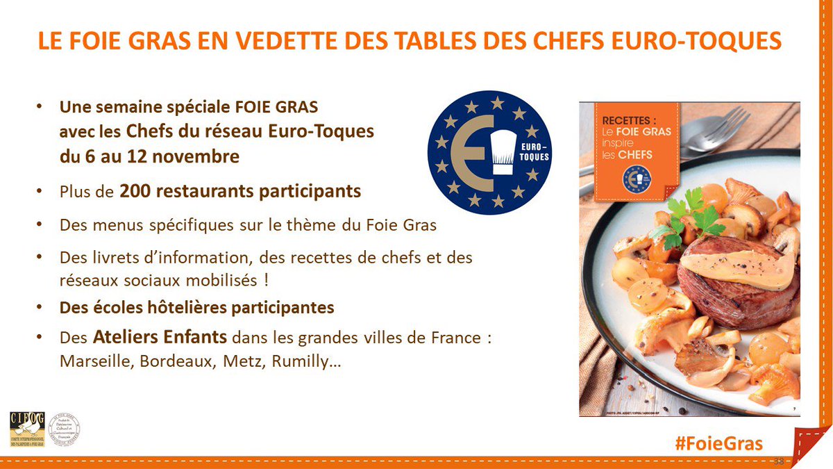 BlogFoieGras's tweet photo. Du 6 au 12 nov, le #FoieGras en vedette des tables des Chefs @EuroToques1. #recettes bientôt sur https://t.co/ex7oNsXKWs #gastronomie https://t.co/UauPnl2XY2