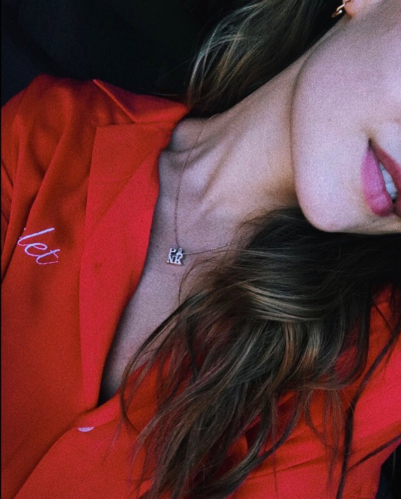 AlexWooNYC's tweet photo. Waking up w/ our #WCW @daniellemcam wearing her Activist #PINK necklace in support of @bcrfcure That's #howwewoo for #BCAM! π #repost https://t.co/95jnpxMyWr