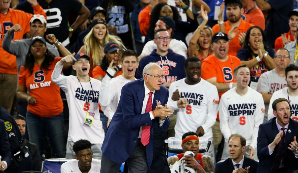 cusesigel's tweet photo. Jim Boeheim: I’m supposed to know about a 10-page paper and [North Carolina] doesn’t know about 18 years of A’s? https://t.co/I0KWjiRosJ https://t.co/zQAySNGRr5