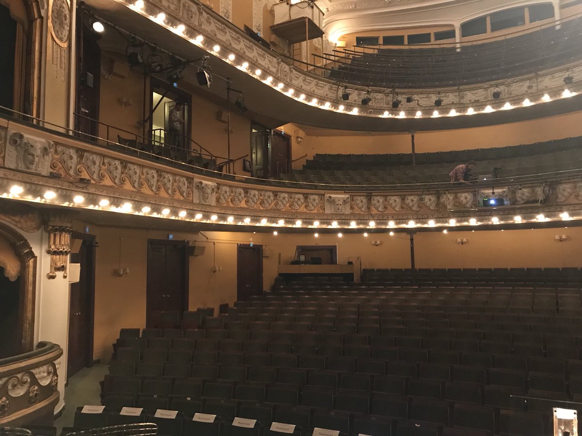 docjamesw's tweet photo. Speaking in this dope theater for #iabsweden. The scene where a bunch of advertisers learn about a hostile future. https://t.co/pDOBX3GOum