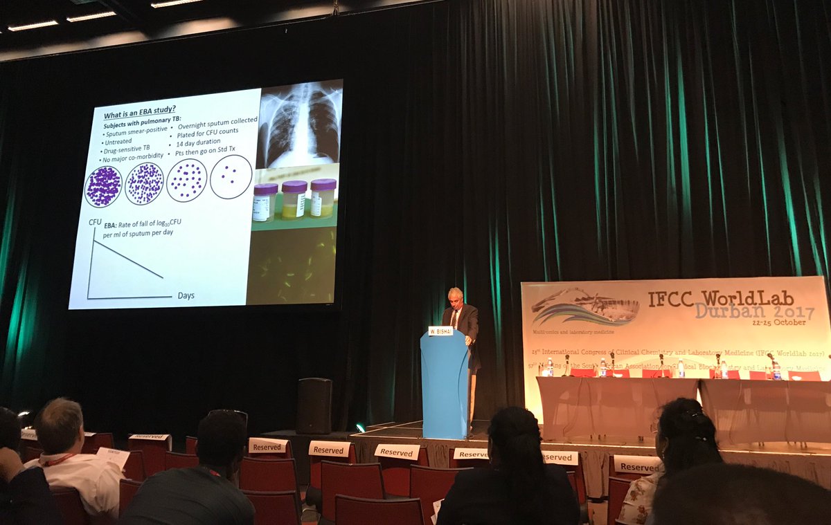 sfarestaie's tweet photo. Plenary: "Understanding the molecular genetics of M. tuberculosis - pathways to diagnosis and therapy" W. Bishai #IFCCWorldLab2017 https://t.co/PNhmUY30BJ