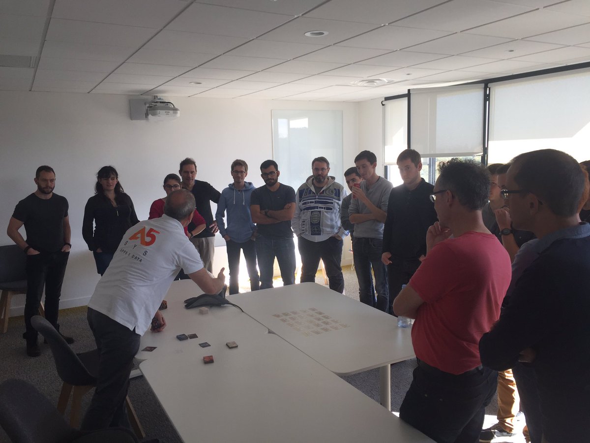 Ce midi #SeriousGame  chez <a href="/A5sys/">A5sys</a>   Developper la collaboration de façon ludique