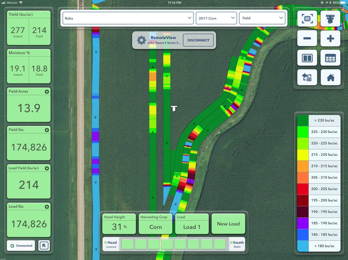 brentbaune's tweet photo. Customer calls and wants me to remote-view because he’s happy with his @Asgrow_DEKALB yields. DKC52-84 avg 234 #MyFarmMyYield #yieldhunt17 https://t.co/jQE7zhocjG