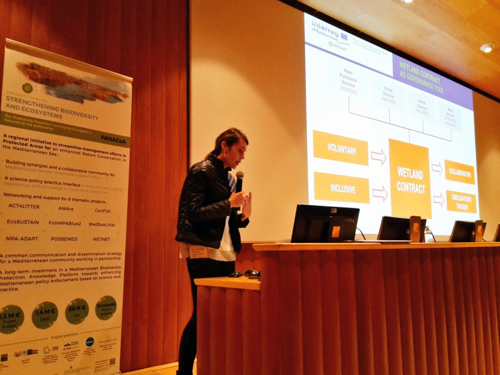 Gov4Nature's tweet photo. #MEDBiodiversity_BCN2017 @wetnetmed there is no recipes for #wetland contract #governancetool https://t.co/9jIvbD6ZCT