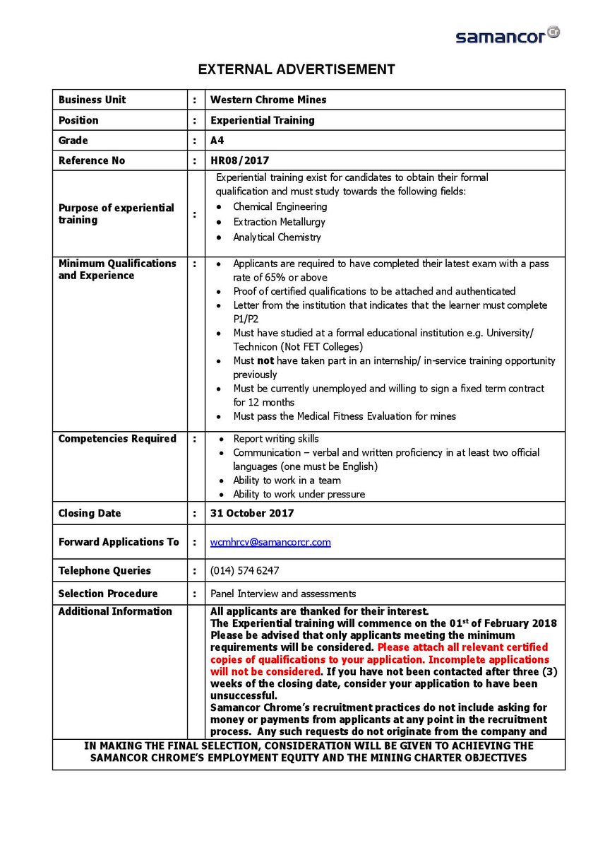 VUT_Cooperative's tweet photo. Opportunities available here
#JobSeekersSA 
#JobSeekersWednesday https://t.co/2kiJS2Ub1j