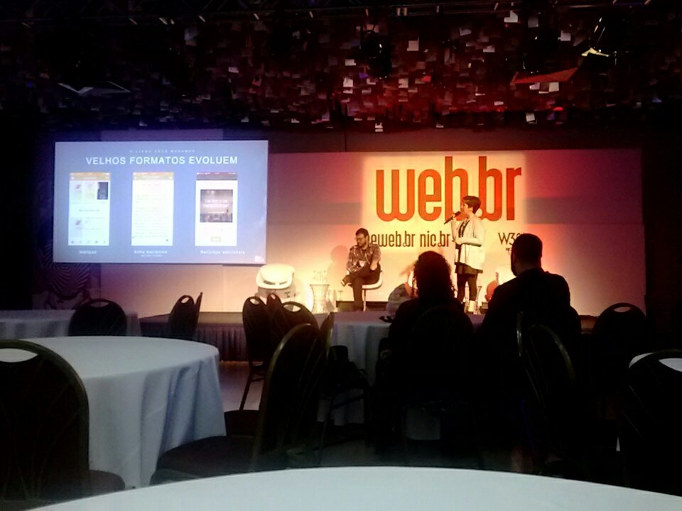 tmittermayer's tweet image. Palestra sobre publicações digitais no #WebBr