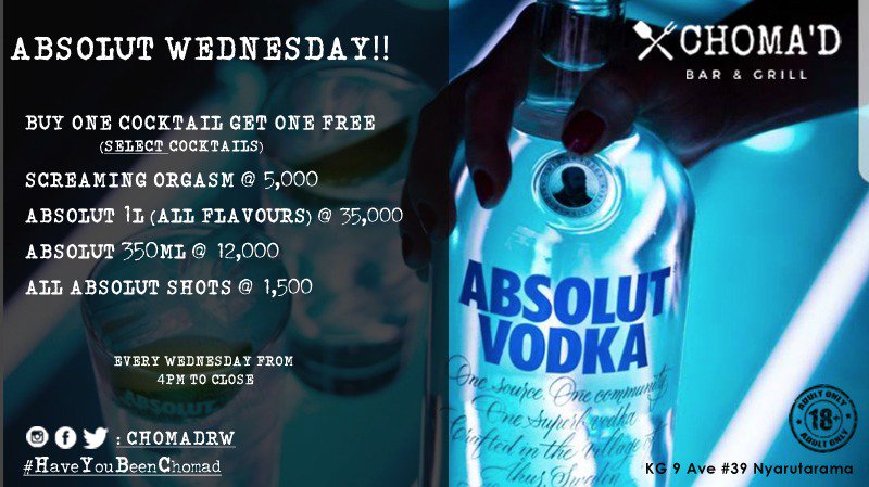 CHOMADrw's tweet photo. โ LADIESโ LADIESโ This one goes out to you!! Join us EVERY Wednesday and enjoy some of these great deals! #TreatYourselfDay #HaveYouBeenChomad https://t.co/7H5LbwcJmI