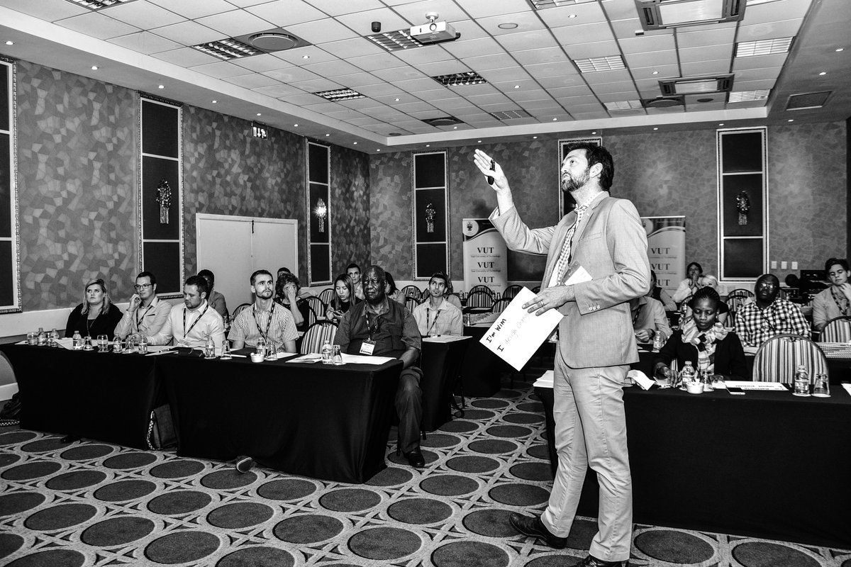 VUT_Online's tweet photo. #SAIIEConference2017 having fun with Wim van Schalkwyk! https://t.co/pEX7GA1REl