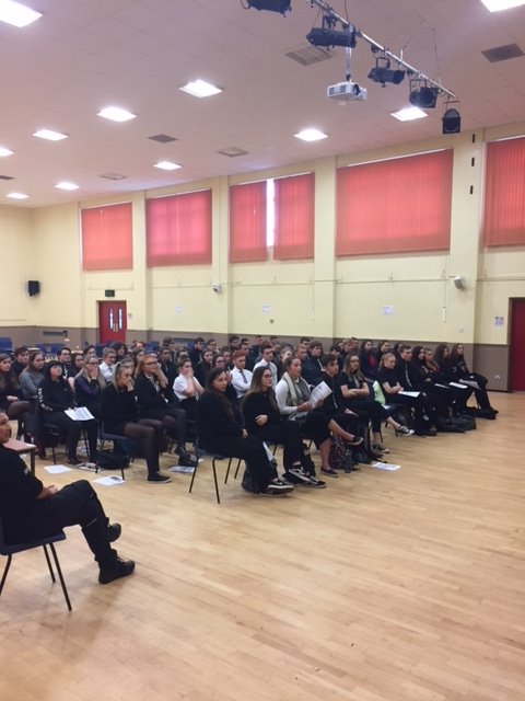 PSOSRoads's tweet photo. New Driver Scheme delivered to S6 Cumnock Academy pupils, explaining the implications of peer pressure.#RoadSafety #newdriverscheme https://t.co/QQktzGW9SA