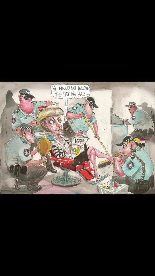 AUWUnational's tweet photo. You mislead the senate 5 times today @SenatorCash ! Stop avoiding your mutual obligations! #auspol #AttackOnOurDemocracy https://t.co/DXpe3fGVTT