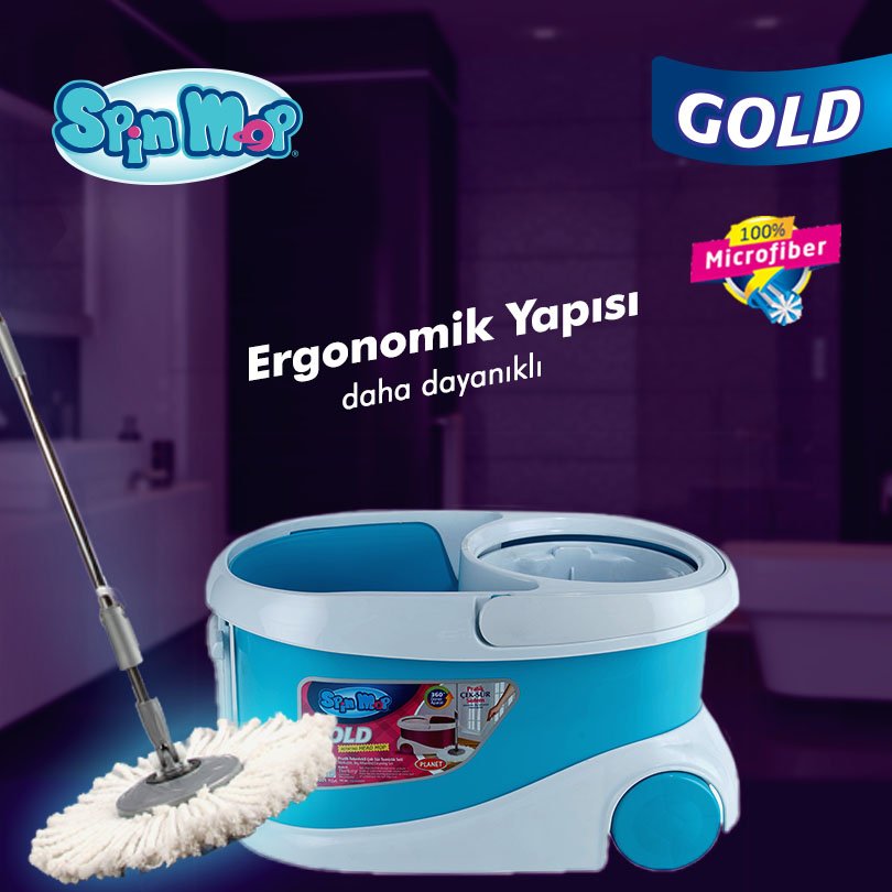 planetup's tweet photo. Ergonomik yapısıyla #SpinMopGold kovaları. - Uğurlar Plastik #%100microfiber #temizlikkovaları %100hijyen #uğurlarplastik #planet #spinmop https://t.co/D0Rwb3MoqQ