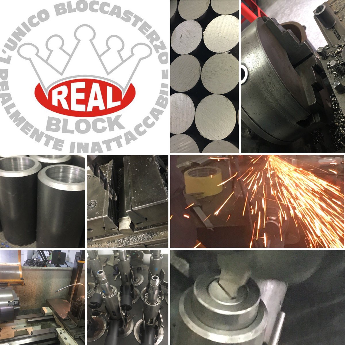 realblock's tweet image. Produzione bloccasterzo real block #realblock #Napoli #Campania #Auto