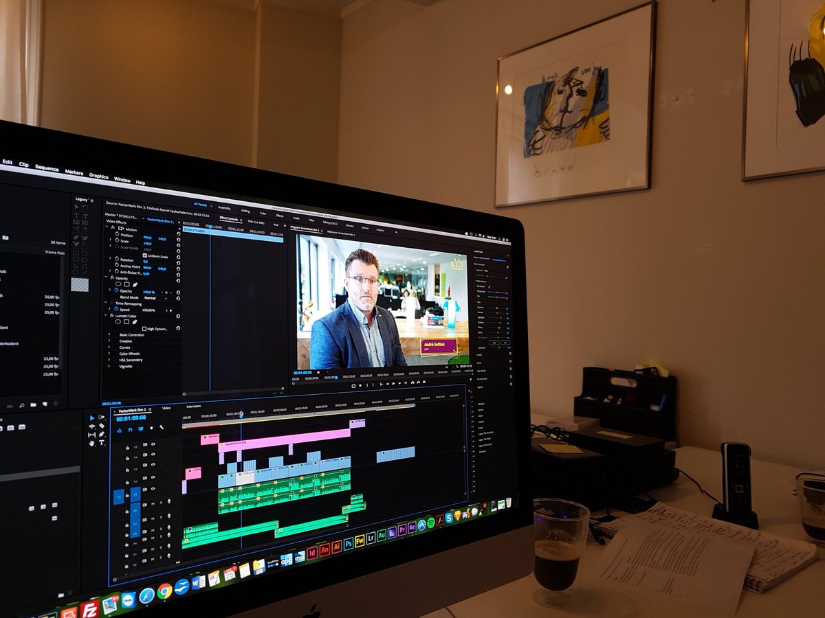 CorinneBeumer's tweet photo. Vanochtend bij @Mediavisie. Preview video #editen voor @FactorWerk. Met daarin een belangrijke rol voor mijn UWV collega👍 #goedgedaan. https://t.co/ljPzPLZwq1
