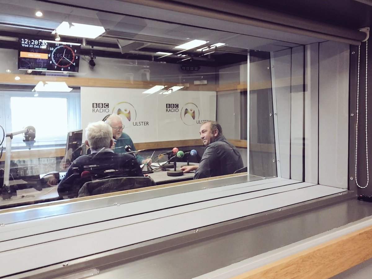 Bring your dad to work day. He talks about his life with music this Sunday after 2pm on <a href="/bbcradioulster/">BBC Radio Ulster</a> 🎻🎷