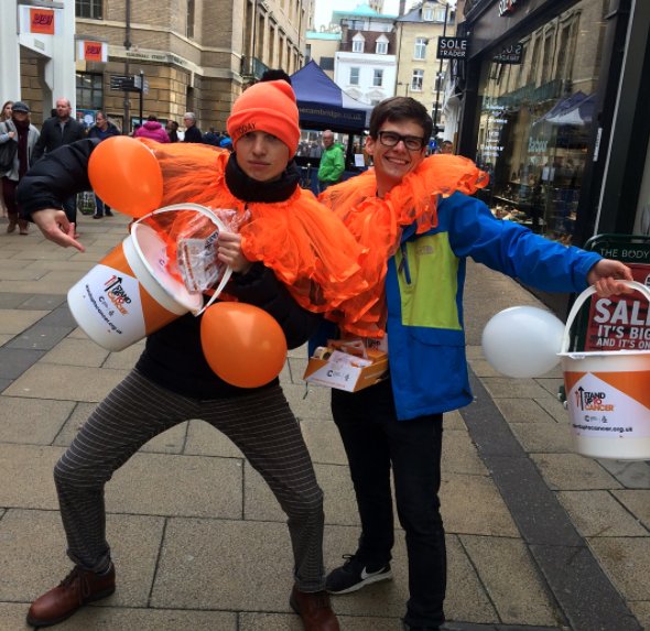 cambridgerag's tweet photo. This past Friday Cambridge RAG raised over £700 for @StandUp2C !!! #StandUpToCancer @CR_UK #cambridge #cancerresearch #strongertogether https://t.co/3c3xMGogPm