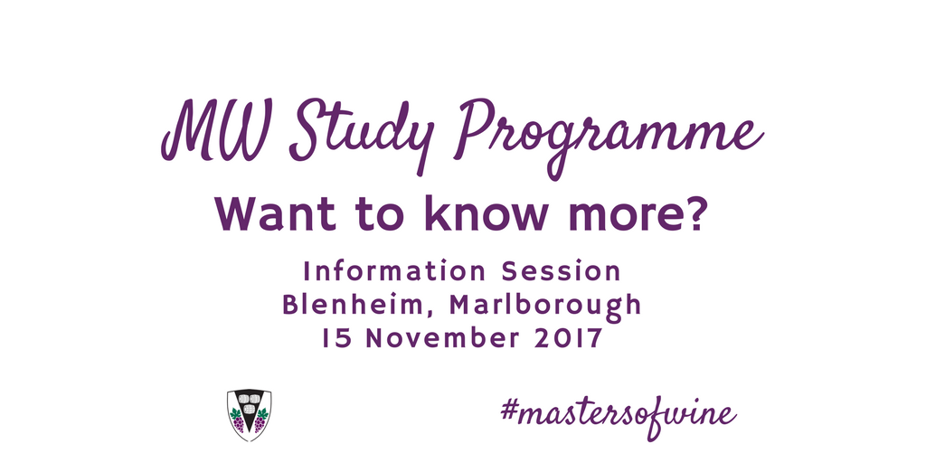 mastersofwine's tweet photo. Find out about the MW Study Programme from @WineStephen and the IMW, Blenheim, Marlborough 15 Nov https://t.co/ivamw6XJKs #mastersofwine https://t.co/WXYr6JEgqd