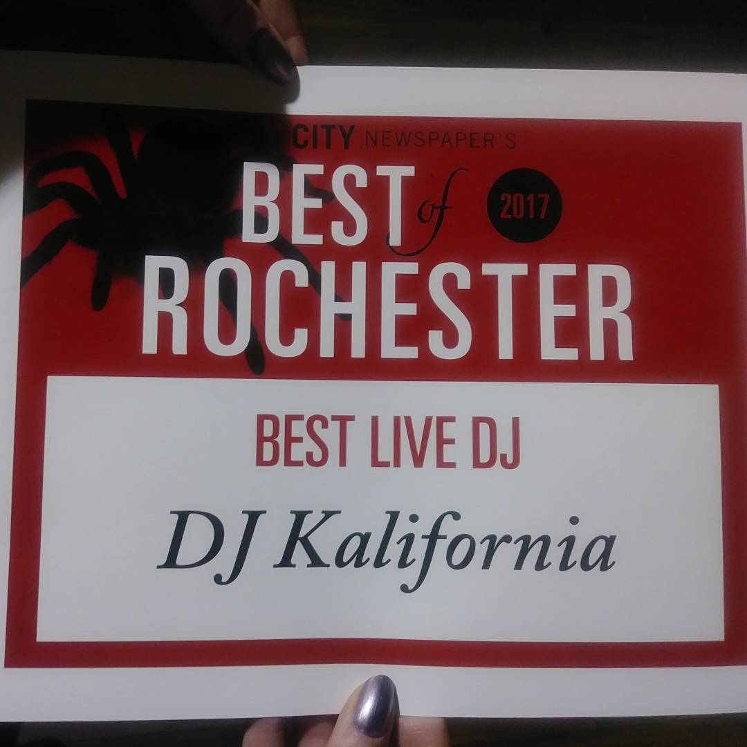 djkalifornia's tweet photo. Thank you @roccitynews! Amazing party last night with so much fun! You guys out did yourselves once again! #BestOfRoc #FourTimeWinner https://t.co/bYWoMO98sr