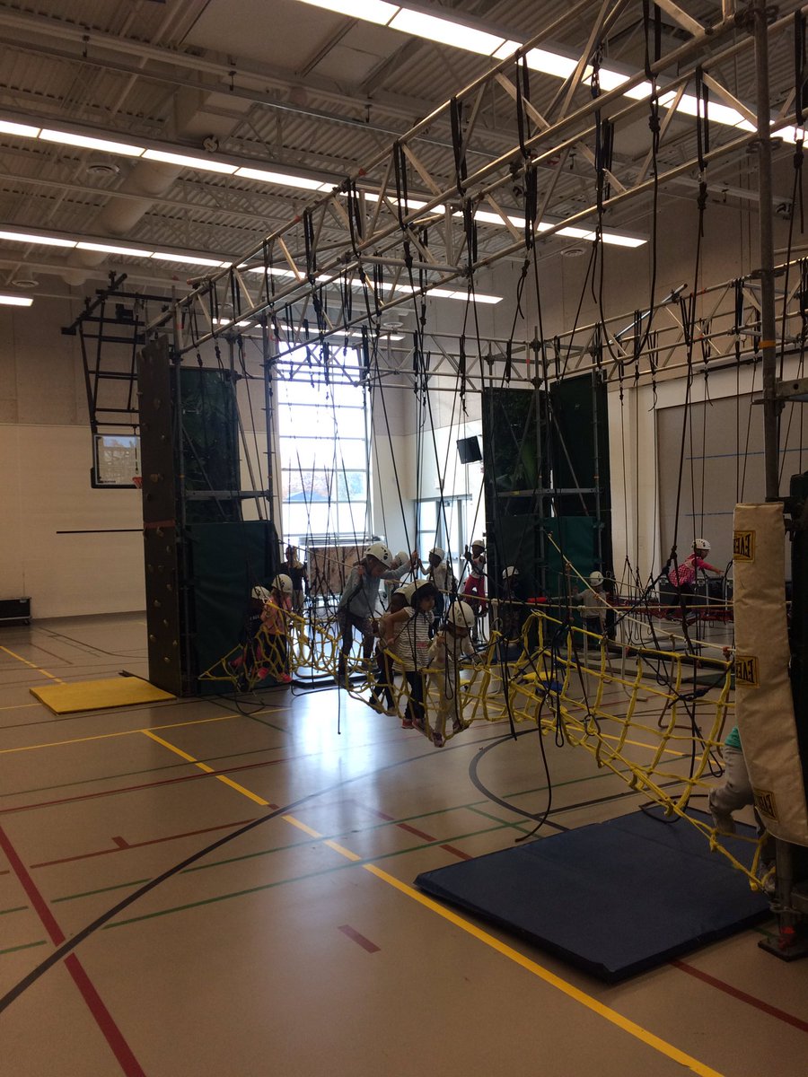WGMillerSchool's tweet photo. #WEAREMILLER Ss loving their new adventure with @JungleSport. @opheacanada @LC3_TDSB @HPE_TDSB @MrJ_TDSB @carol_culpVP https://t.co/VY27hoc4cR