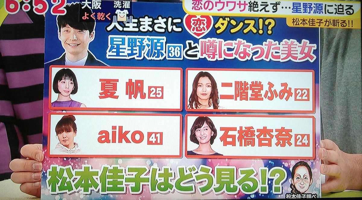 もなか この中だったら 石橋杏奈ちゃんが1番お似合いだと思う 星野源 石橋杏奈 夏帆 二階堂ふみ Aiko もなか この中だったら 石橋杏奈ちゃんが1番お似合いだと思う 星野源 石橋杏奈 夏帆 二階堂ふみ Aiko