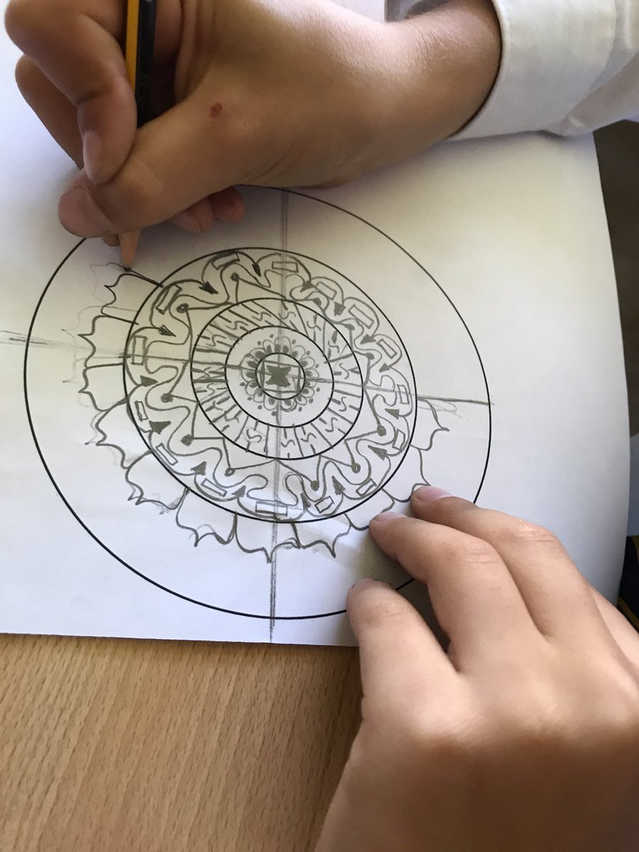 Learning about patterns by designing our own Mandala #pyp <a href="/ibo/">Ibrahim Evsan</a> #pypchat #inquirymath #mathchat <a href="/mmckellar1/">Megan McKellar</a> #bes #edchat #deathtoworksheets