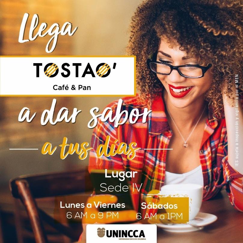 uninccaoficial's tweet photo. Hoy llega Tostao Café & Pan a #UNINCCA, lo puedes encontrar en la entrada de la Sede IV, #UninccaMejorParaTi https://t.co/9VviJtt1It