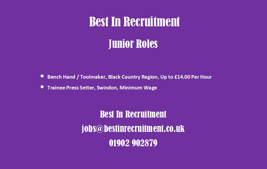 BestinRecruit's tweet photo. Fantastic opportunities for budding engineers. #Engineering #MondayMotivation #Jobs https://t.co/w7w8BaFx7s