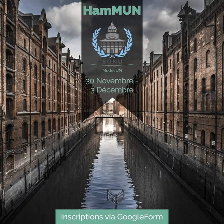 SorbonneONU's tweet photo. Envie de participer à un #MUN ?
Rejoignez la délégation #SONU au #HamMUN !
Inscription : https://t.co/E2wWYVn0Xd https://t.co/iIP2aNc1Ma