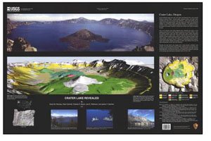 It's #FreeMapMonday! Retweet and follow us for a chance to win CRATER LAKE REVEALED, OR! #USGSStore